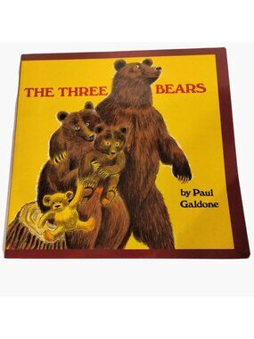 The Three Bears Paul Galdone 1972 Clarion Books Illustrated Children Book